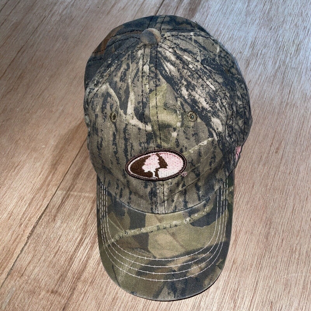 Mossy Oak Camo Light Pink Outdoors Baseball Cap Dad Hat‎ Camouflage Cyber Y2k